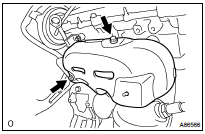 INSTALL EXHAUST MANIFOLD CONVERTER SUB-ASSY NO.2