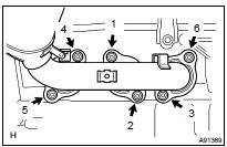  INSTALL EXHAUST MANIFOLD CONVERTER SUB-ASSY