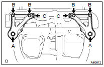  INSTALL ENGINE ASSEMBLY WITH TRANSAXLE