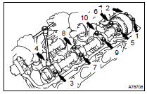 REMOVE CAMSHAFT