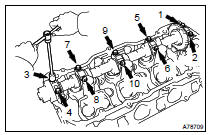 REMOVE NO.2 CAMSHAFT