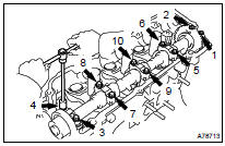 REMOVE NO.4 CAMSHAFT SUB-ASSY