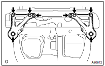 REMOVE ENGINE ASSEMBLY WITH TRANSAXLE