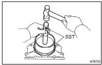 INSTALL ENGINE REAR OIL SEAL