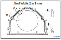 INSTALL ENGINE REAR OIL SEAL RETAINER