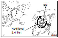  INSTALL OIL FILTER SUB-ASSY