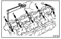 INSTALL NO.2 CAMSHAFT