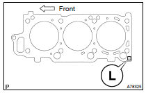  INSTALL CYLINDER HEAD GASKET NO.2