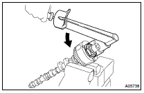 INSTALL CAMSHAFT TIMING GEAR ASSY