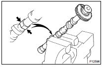 REMOVE CAMSHAFT SUB GEAR NO.3