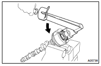 INSTALL CAMSHAFT TIMING GEAR ASSY