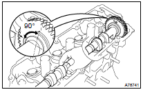 INSTALL NO.4 CAMSHAFT SUB-ASSY