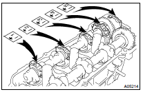 INSTALL NO.3 CAMSHAFT SUB-ASSY