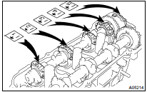 INSTALL NO.3 CAMSHAFT SUB-ASSY