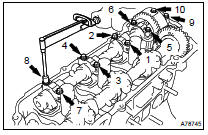 INSTALL NO.3 CAMSHAFT SUB-ASSY