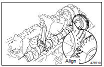 REMOVE NO.3 CAMSHAFT SUB-ASSY