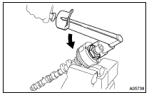  INSTALL CAMSHAFT TIMING GEAR ASSY