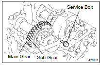 REMOVE NO.3 CAMSHAFT SUB-ASSY