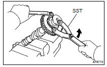 REMOVE CAMSHAFT SUB GEAR NO.3