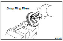 REMOVE CAMSHAFT SUB GEAR NO.3