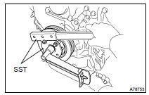 INSTALL CRANKSHAFT PULLEY