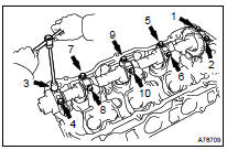 REMOVE NO.2 CAMSHAFT