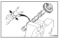 REMOVE CAMSHAFT SUB GEAR