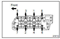 INSTALL CYLINDER HEAD LH