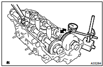 INSPECT CAMSHAFT GEAR BACKLASH