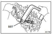 REMOVE EXHAUST VALVE