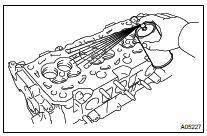 INSPECT CYLINDER HEAD FOR CRACKS