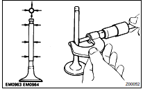 INSPECT INTAKE VALVE