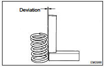 INSPECT INNER COMPRESSION SPRING