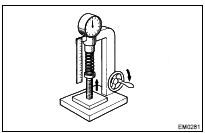 INSPECT INNER COMPRESSION SPRING