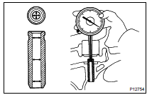  INSPECT VALVE GUIDE BUSH OIL CLEARANCE