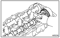 INSPECT CAMSHAFT OIL CLEARANCE