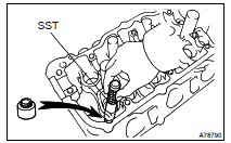 INSTALL VALVE STEM OIL O SEAL OR RING