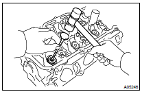 INSTALL EXHAUST VALVE