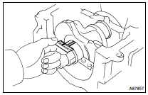 INSPECT CRANKSHAFT OIL CLEARANCE