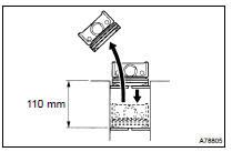 INSPECT PISTON RING END GAP