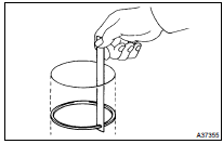 INSPECT PISTON RING END GAP