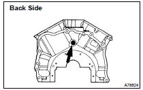 INSTALL CYLINDER BLOCK W/HEAD STRAIGHT SCREW NO.3 PLUG