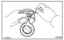 INSTALL PISTON PIN HOLE SNAP RING