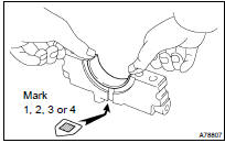 INSTALL CRANKSHAFT BEARING