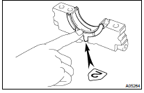 INSTALL CRANKSHAFT THRUST WASHER SET