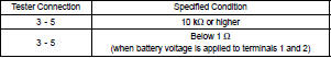 INSPECT RELAY (Marking: FAN NO. 1, FAN NO. 3)