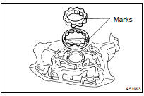 INSTALL OIL PUMP ROTOR