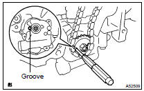 REMOVE NO.2 CHAIN SUB-ASSY