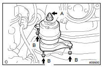 INSTALL ENGINE MOUNTING INSULATOR