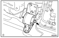 INSTALL ENGINE MOUNTING INSULATOR